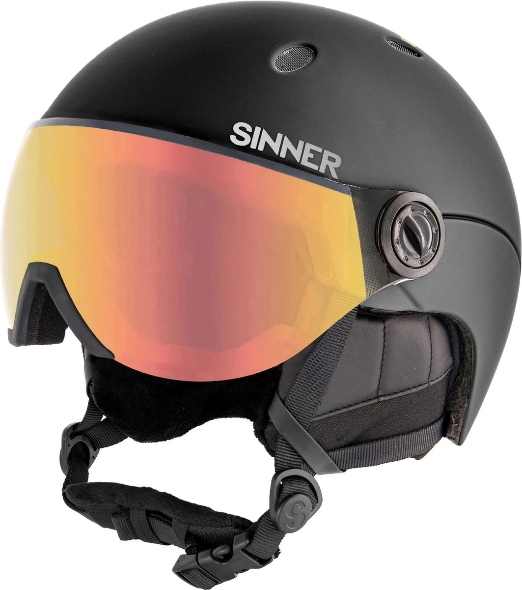 SINNER - Titan Visor - Mat Zwart - Unisex - Maat 61 3 SINNER - Titan Visor - Mat Zwart - Unisex - Maat 61