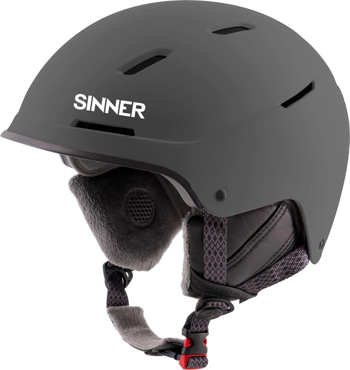 SINNER - Whistler - Mat Grijs - Unisex - Maat 61 3 SINNER - Whistler - Mat Grijs - Unisex - Maat 61