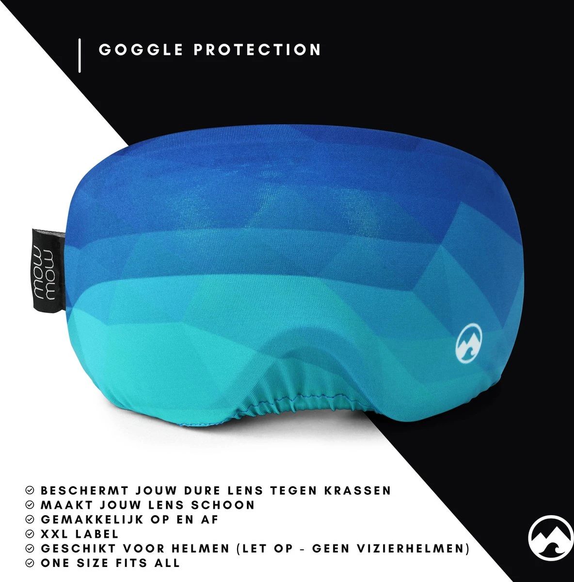 MowMow® Skibril | Beschermhoes | Skihelm | Ski | Snowboard | Bescherming | Cover | Hoes | Goggle | Bril | Wintersport 7 MowMow® Skibril | Beschermhoes | Skihelm | Ski | Snowboard | Bescherming | Cover | Hoes | Goggle | Bril | Wintersport - Afbeelding 5