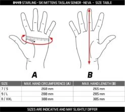 Starling Skiwanten Deluxe Sr - Nieve - Blauw/Antraciet - 9/L -SINNER || Brunotti || Barts Verkoop 1200x1076