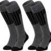 NOMAD® Skisokken Essential 2-Pack | Maat 43/46 Grijs | Skiën / Snowboarden / Wandelen | Goede Vochtafvoer | Extra Versteviging | Ski Sokken Heren / Dames -SINNER || Brunotti || Barts Verkoop 1200x1091