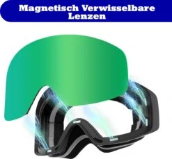 VAIN Viridian Slopester Skibril - Magnetisch Groen Blauwe Spiegel Lens -SINNER || Brunotti || Barts Verkoop 1200x1113 4