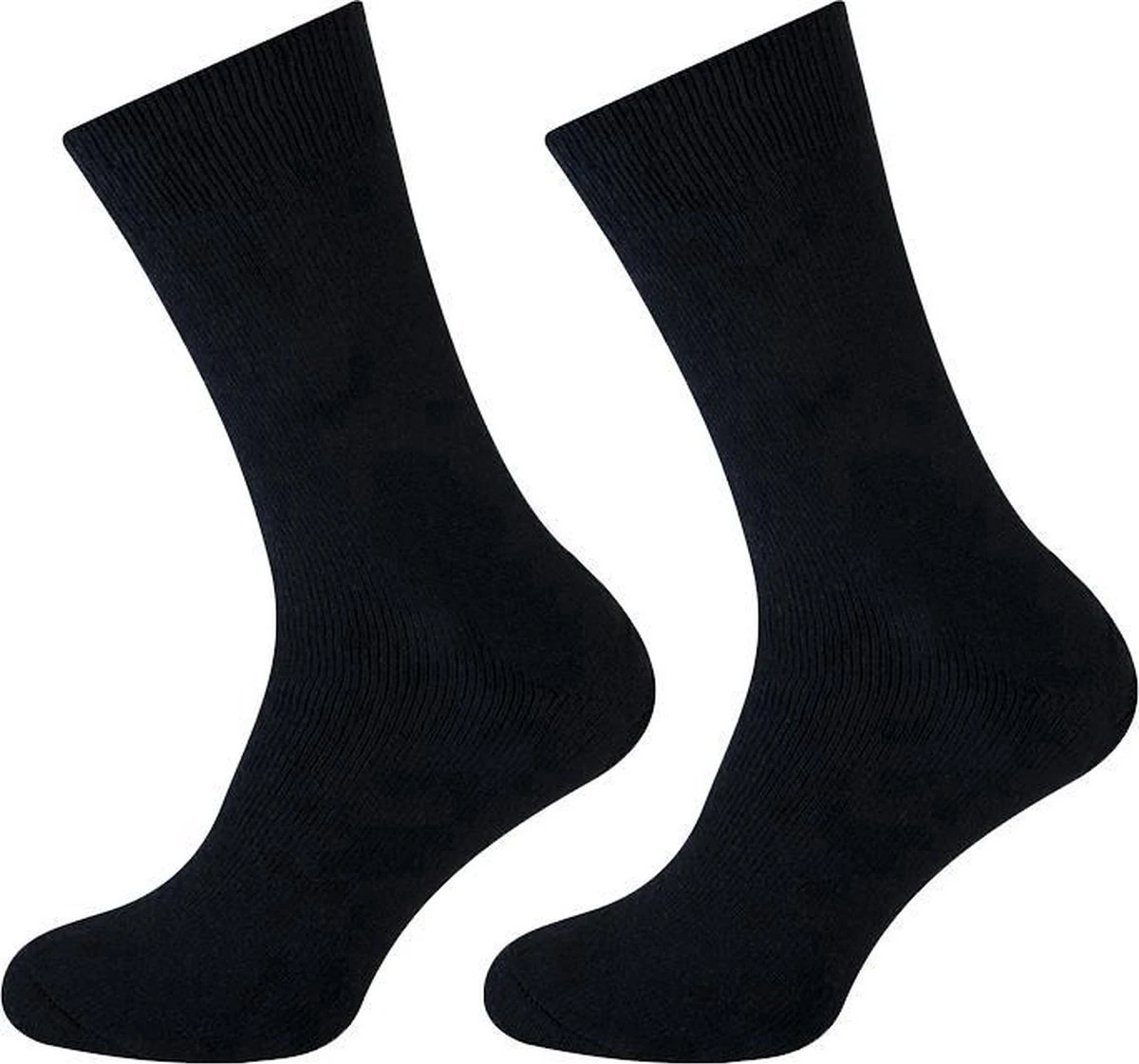 Thermo Sokken ByElbo – 4pack – Maat 43-46 – Badstof Voering – Zwart - Sport Thermo Sok - Thermisch - Warm Sock - Wandelsokken - Winter Ski Sokken - 4 Thermo Sokken ByElbo – 4pack – Maat 43-46 – Badstof Voering – Zwart - Sport Thermo Sok - Thermisch - Warm Sock - Wandelsokken - Winter Ski Sokken - - Afbeelding 2