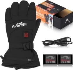 Handschoenen - Opwarmbare Handschoenen - Elektrische Handschoenen - Wintersport Handschoenen - Ski Handschoenen - Snowboard Handschoenen - Handschoen Dames - Handschoen Heren - Handschoen Maat 8 - Inclusief 2 Batterijen - Inclusief Oplader En Kabel