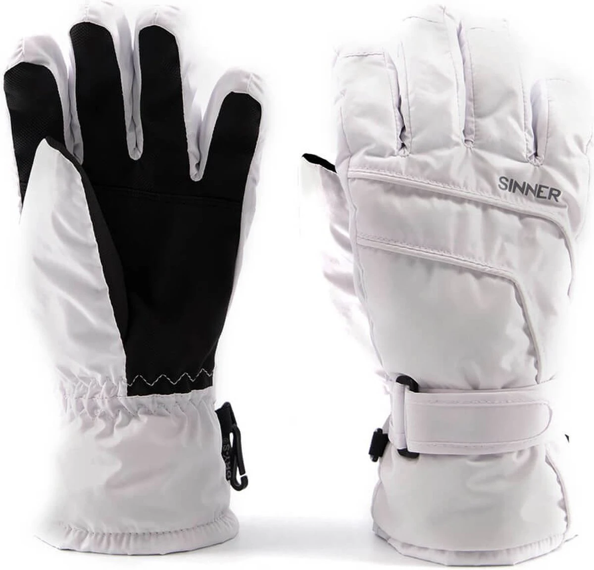 SINNER Mesa Handschoenen Dames - Wit - S 6,5 3 SINNER Mesa Handschoenen Dames - Wit - S 6,5