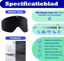 VAIN Slopester Skibril Lens - SMOKE - Zwarte CE 4 Lens - Zonnig Weer 11 VAIN Slopester Skibril Lens - SMOKE - Zwarte CE 4 Lens - Zonnig Weer -SINNER || Brunotti || Barts Verkoop 1200x1163 3