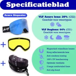 VAIN Azure Slopester Skibril Pack - Anti-condens - Blauwe + Extra Lens 17 VAIN Azure Slopester Skibril Pack - Anti-condens - Blauwe + Extra Lens -SINNER || Brunotti || Barts Verkoop 1200x1193