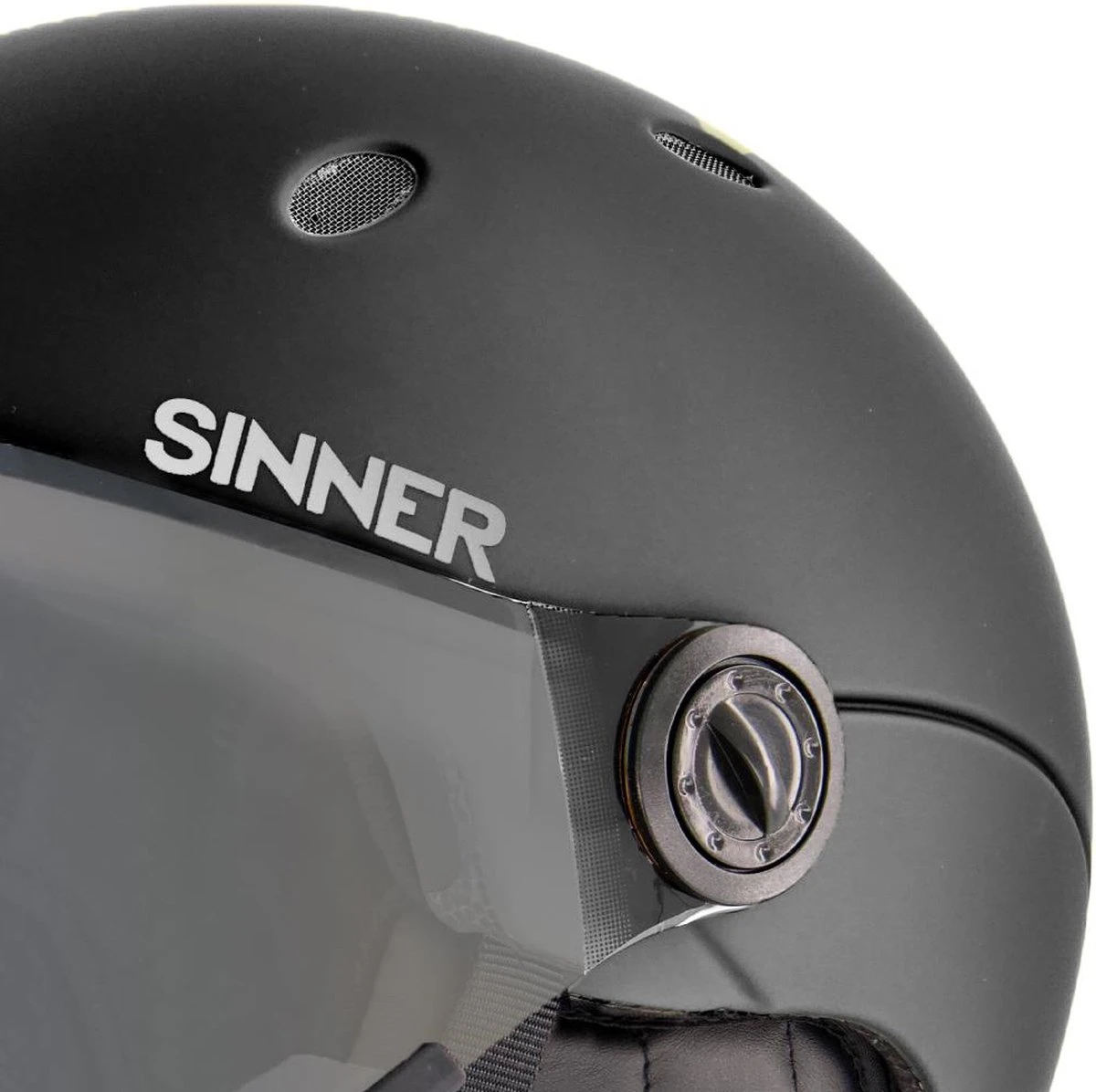Sinner Titan Visor Trans+ Skihelm Met Vizier | Matte Black | Orange Cat 1-3 | Maat: 63 - 64 Cm 6 Sinner Titan Visor Trans+ Skihelm Met Vizier | Matte Black | Orange Cat 1-3 | Maat: 63 - 64 Cm - Afbeelding 4