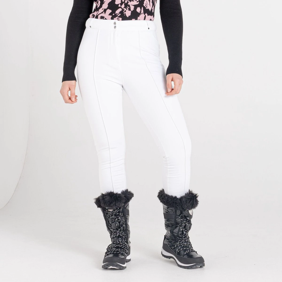 Dare 2b Dare2B Slender II Versierd Met Kristallen - Waterdichte Skibroek - Wintersportbroek - Vrouwen - Wit 4 Dare 2b Dare2B Slender II Versierd Met Kristallen - Waterdichte Skibroek - Wintersportbroek - Vrouwen - Wit - Afbeelding 2