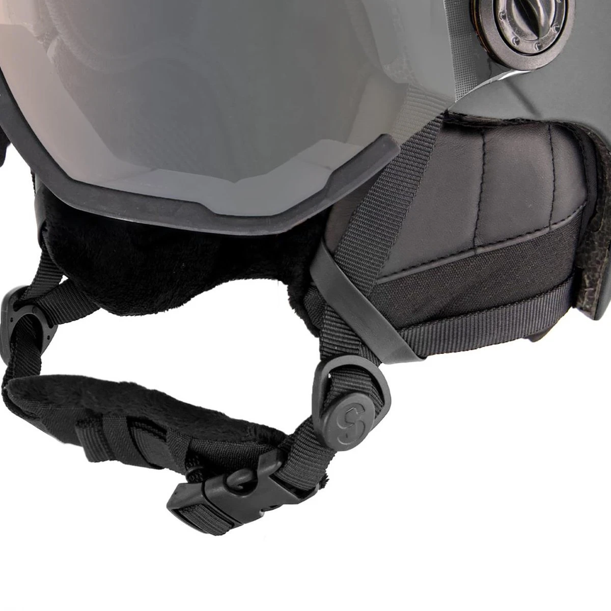 Sinner Titan Visor Trans+ Skihelm Met Vizier | Matte Black | Orange Cat 1-3 | Maat: 63 - 64 Cm 8 Sinner Titan Visor Trans+ Skihelm Met Vizier | Matte Black | Orange Cat 1-3 | Maat: 63 - 64 Cm - Afbeelding 6