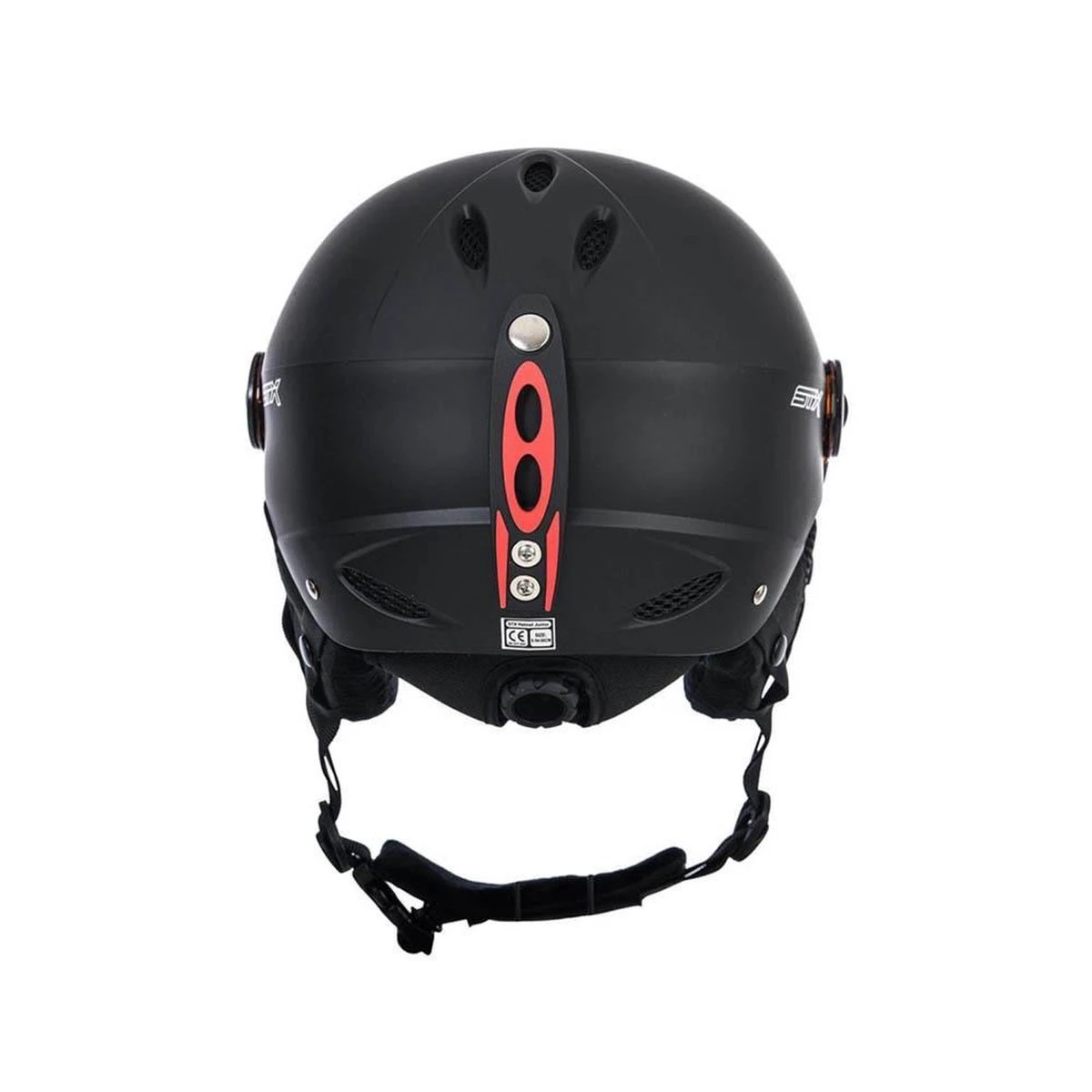 STX Helmet Visor Junior Black Skihelm - Black - Unisex - Maat XS 5 STX Helmet Visor Junior Black Skihelm - Black - Unisex - Maat XS - Afbeelding 3