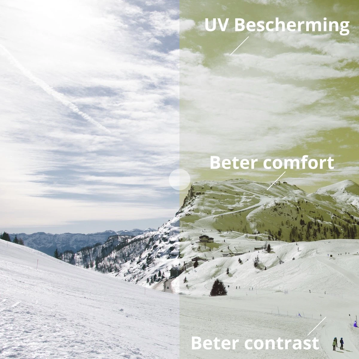 VAIN Slopester Skibril Lens - Daylight - Gele Low Light Lens - UV400 4 VAIN Slopester Skibril Lens - Daylight - Gele Low Light Lens - UV400 - Afbeelding 2