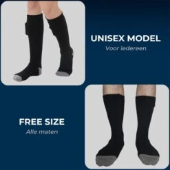 Basila® Elektrische Sokken - Zwart - Unisex Voor Vrouwen En Mannen - Free Size - 4000mAh Accu - USB Oplaadbaar - Verwarmde Sokken Met Accu -SINNER || Brunotti || Barts Verkoop 1200x1200 20