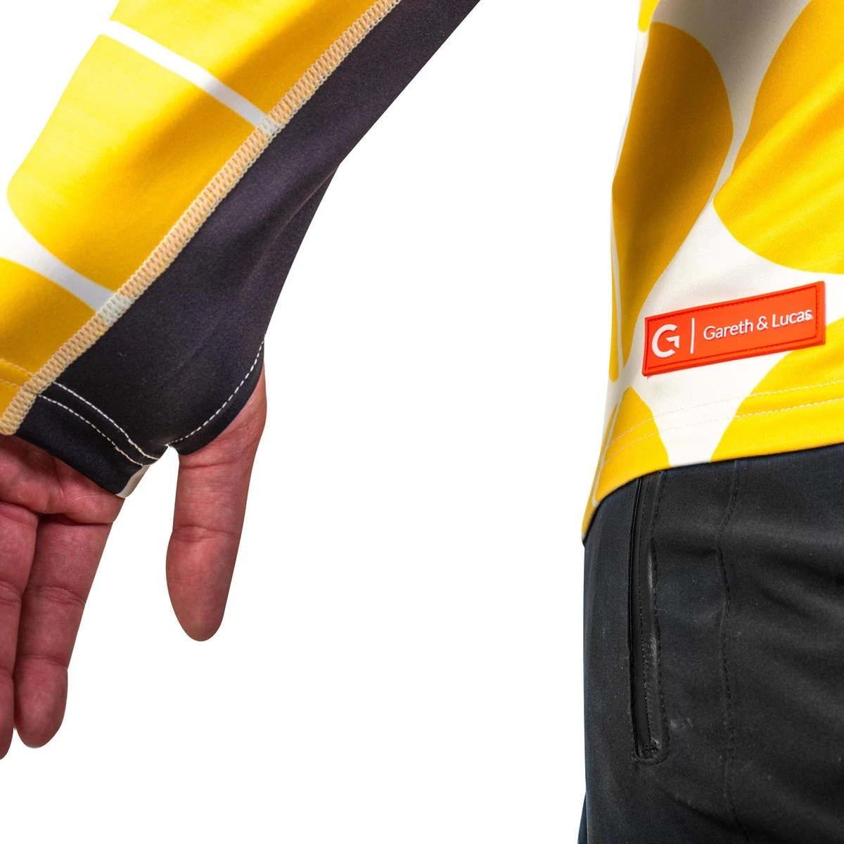 Gareth & Lucas Skipully The Six - Heren XL - 100% Gerecycled Polyester - Midlayer Sportshirt - Wintersport 5 Gareth & Lucas Skipully The Six - Heren XL - 100% Gerecycled Polyester - Midlayer Sportshirt - Wintersport - Afbeelding 3