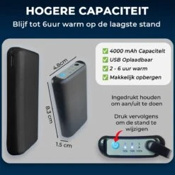 Basila® Elektrische Sokken - Zwart - Unisex Voor Vrouwen En Mannen - Free Size - 4000mAh Accu - USB Oplaadbaar - Verwarmde Sokken Met Accu -SINNER || Brunotti || Barts Verkoop 1200x1200 21