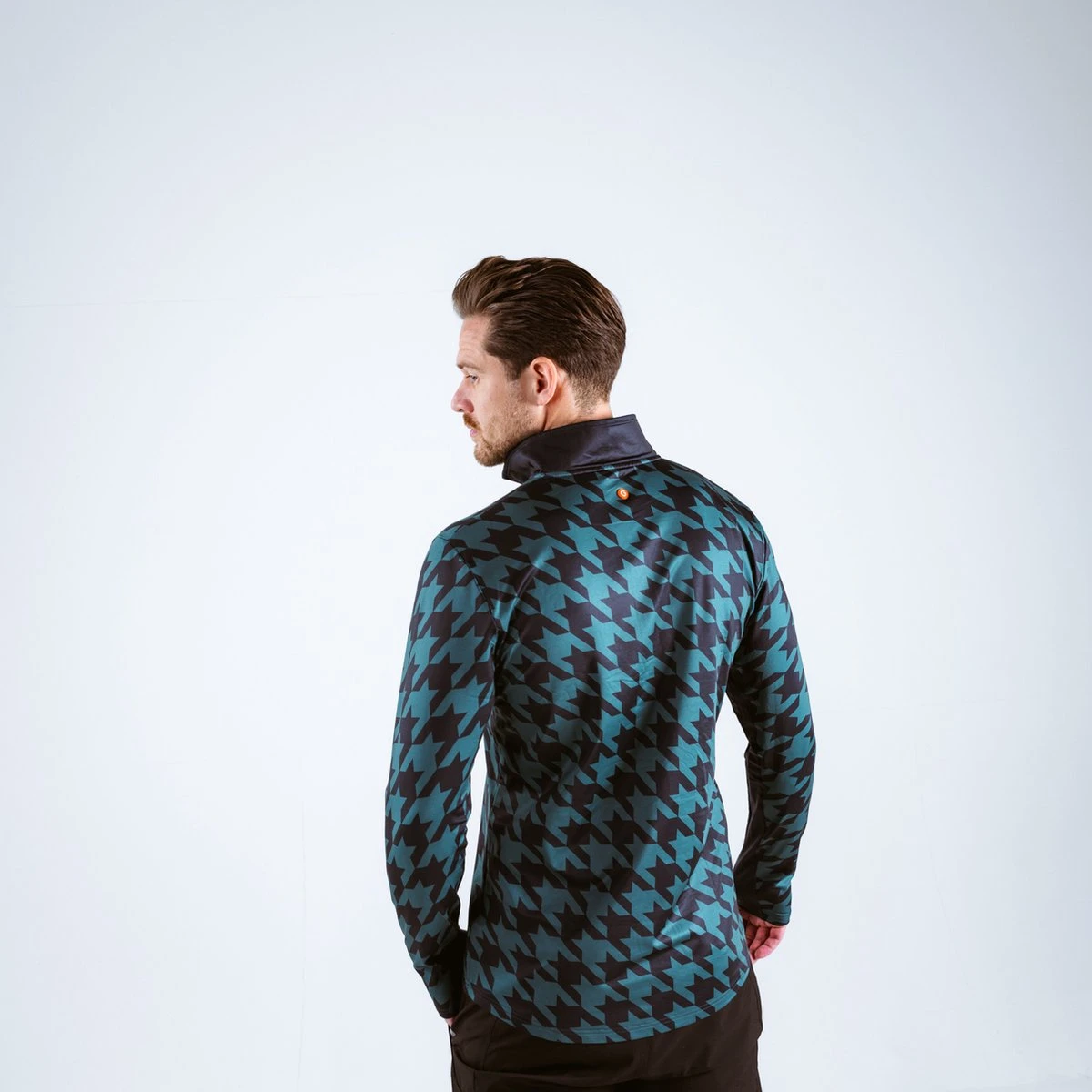 Gareth & Lucas Skipully The Sixteen - Heren S - 100% Gerecycled Polyester - Midlayer Sportshirt - Wintersport 7 Gareth & Lucas Skipully The Sixteen - Heren S - 100% Gerecycled Polyester - Midlayer Sportshirt - Wintersport - Afbeelding 5