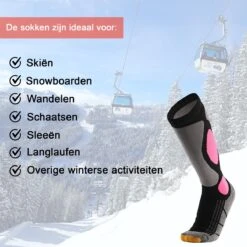 MyStand Skisokken - Wintersportsokken - Skiën Snowboarden Of Wandelen - Wintersokken Compressie - Dames/Heren - One Size - Maat 37 Tot 47 - Roze -SINNER || Brunotti || Barts Verkoop 1200x1200 29