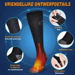 Qualitá® Verwarmde Sokken - Elektrische Sokken - Sokken - Elektrische Verwarmde Sokken - Maat 41-46 -SINNER || Brunotti || Barts Verkoop 1200x1200 34