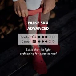 FALKE SK4 Skiën Anti Blaren, Anti Zweet Merino Wol Dames Wintersportsokken Zwart - Maat 35-36 -SINNER || Brunotti || Barts Verkoop 1200x1200 35
