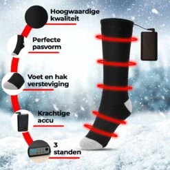 Saaf Verwarmde Sokken - Elektrisch - Oplaadbaar - Incl. Oplader - 3 Standen - Unisex - Maat 38-44 -SINNER || Brunotti || Barts Verkoop 1200x1200 43