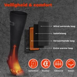 B-care Verwarmde Sokken - Elektrische Sokken - One Size Fits All - Inclusief Oplaadbare Accu - 4000 MAh Batterijen - 3 Verschillende Warmte Standen - Thermosokken - Wintersport - Wandelen - Skiën - Skivakantie - Skisokken 15 B-care Verwarmde Sokken - Elektrische Sokken - One Size Fits All - Inclusief Oplaadbare Accu - 4000 MAh Batterijen - 3 Verschillende Warmte Standen - Thermosokken - Wintersport - Wandelen - Skiën - Skivakantie - Skisokken -SINNER || Brunotti || Barts Verkoop 1200x1200 49