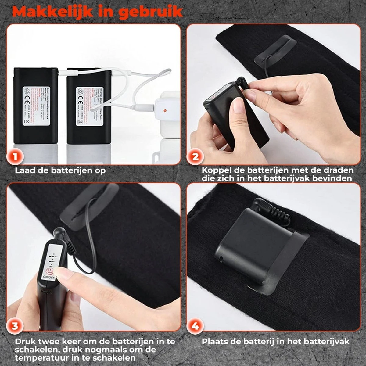 B-care Verwarmde Sokken - Elektrische Sokken - One Size Fits All - Inclusief Oplaadbare Accu - 4000 MAh Batterijen - 3 Verschillende Warmte Standen - Thermosokken - Wintersport - Wandelen - Skiën - Skivakantie - Skisokken 6 B-care Verwarmde Sokken - Elektrische Sokken - One Size Fits All - Inclusief Oplaadbare Accu - 4000 MAh Batterijen - 3 Verschillende Warmte Standen - Thermosokken - Wintersport - Wandelen - Skiën - Skivakantie - Skisokken - Afbeelding 4