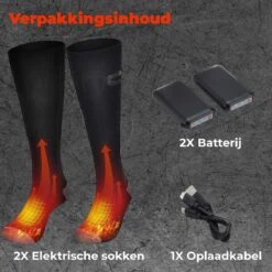 B-care Verwarmde Sokken - Elektrische Sokken - One Size Fits All - Inclusief Oplaadbare Accu - 4000 MAh Batterijen - 3 Verschillende Warmte Standen - Thermosokken - Wintersport - Wandelen - Skiën - Skivakantie - Skisokken 19 B-care Verwarmde Sokken - Elektrische Sokken - One Size Fits All - Inclusief Oplaadbare Accu - 4000 MAh Batterijen - 3 Verschillende Warmte Standen - Thermosokken - Wintersport - Wandelen - Skiën - Skivakantie - Skisokken -SINNER || Brunotti || Barts Verkoop 1200x1200 53