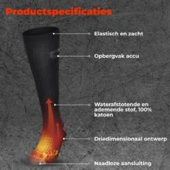 B-care Verwarmde Sokken - Elektrische Sokken - One Size Fits All - Inclusief Oplaadbare Accu - 4000 MAh Batterijen - 3 Verschillende Warmte Standen - Thermosokken - Wintersport - Wandelen - Skiën - Skivakantie - Skisokken 21 B-care Verwarmde Sokken - Elektrische Sokken - One Size Fits All - Inclusief Oplaadbare Accu - 4000 MAh Batterijen - 3 Verschillende Warmte Standen - Thermosokken - Wintersport - Wandelen - Skiën - Skivakantie - Skisokken -SINNER || Brunotti || Barts Verkoop 1200x1200 55