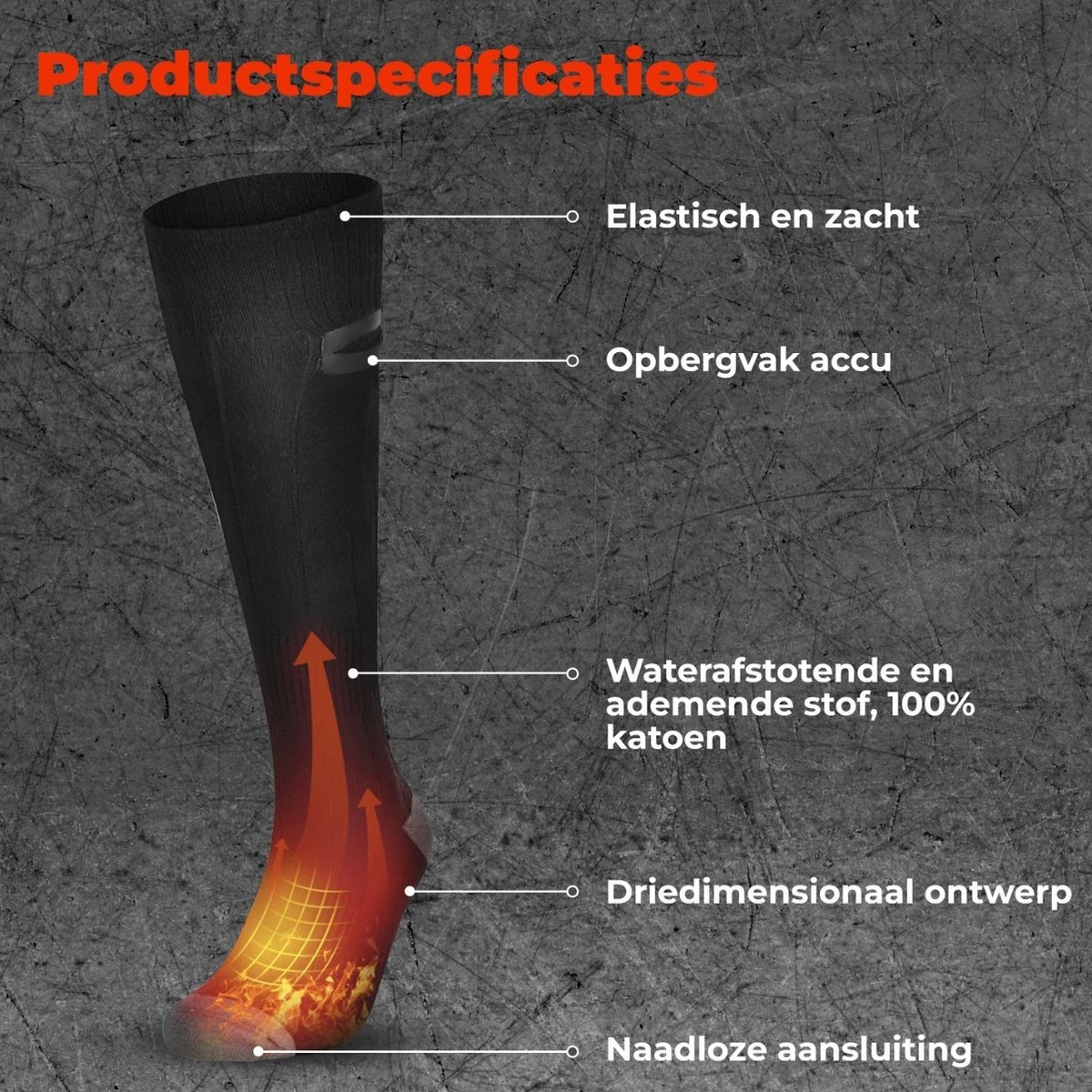 B-care Verwarmde Sokken - Elektrische Sokken - One Size Fits All - Inclusief Oplaadbare Accu - 4000 MAh Batterijen - 3 Verschillende Warmte Standen - Thermosokken - Wintersport - Wandelen - Skiën - Skivakantie - Skisokken 11 B-care Verwarmde Sokken - Elektrische Sokken - One Size Fits All - Inclusief Oplaadbare Accu - 4000 MAh Batterijen - 3 Verschillende Warmte Standen - Thermosokken - Wintersport - Wandelen - Skiën - Skivakantie - Skisokken - Afbeelding 9