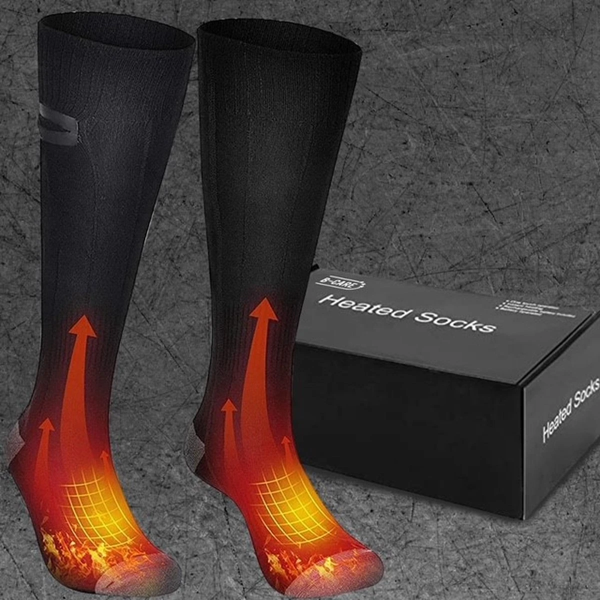 B-care Verwarmde Sokken - Elektrische Sokken - One Size Fits All - Inclusief Oplaadbare Accu - 4000 MAh Batterijen - 3 Verschillende Warmte Standen - Thermosokken - Wintersport - Wandelen - Skiën - Skivakantie - Skisokken 13 B-care Verwarmde Sokken - Elektrische Sokken - One Size Fits All - Inclusief Oplaadbare Accu - 4000 MAh Batterijen - 3 Verschillende Warmte Standen - Thermosokken - Wintersport - Wandelen - Skiën - Skivakantie - Skisokken - Afbeelding 11