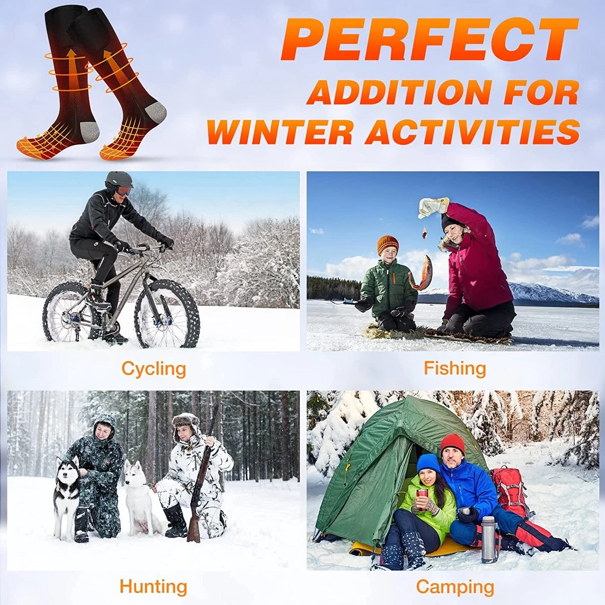 Elektrisch Verwarmde Sokken Met Accu 7 Elektrisch Verwarmde Sokken Met Accu - Afbeelding 5