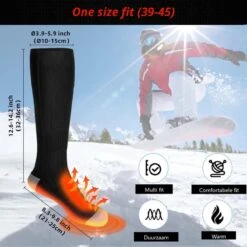 Verwarmde Sokken - Elektrische Sokken - Thermo Sokken - Oplaadbare Accu - Unisex - 3 Warmte Standen - 4000mAh Batterij - One Size Fits All - Wintersport - Wandelen - Skiën 13 Verwarmde Sokken - Elektrische Sokken - Thermo Sokken - Oplaadbare Accu - Unisex - 3 Warmte Standen - 4000mAh Batterij - One Size Fits All - Wintersport - Wandelen - Skiën -SINNER || Brunotti || Barts Verkoop 1200x1200 67