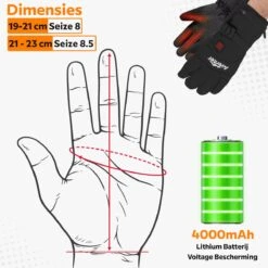 Handschoenen - Opwarmbare Handschoenen - Elektrische Handschoenen - Wintersport Handschoenen - Ski Handschoenen - Snowboard Handschoenen - Handschoen Dames - Handschoen Heren - Handschoen Maat 8 - Inclusief 2 Batterijen - Inclusief Oplader En Kabel 14 Handschoenen - Opwarmbare Handschoenen - Elektrische Handschoenen - Wintersport Handschoenen - Ski Handschoenen - Snowboard Handschoenen - Handschoen Dames - Handschoen Heren - Handschoen Maat 8 - Inclusief 2 Batterijen - Inclusief Oplader En Kabel -SINNER || Brunotti || Barts Verkoop 1200x1200 77