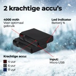 Verwarmde Handschoenen - Elektrisch Verwarmd - USB Oplaadbaar - 3 Standen - Maat L - Dames / Heren -SINNER || Brunotti || Barts Verkoop 1200x1200 85