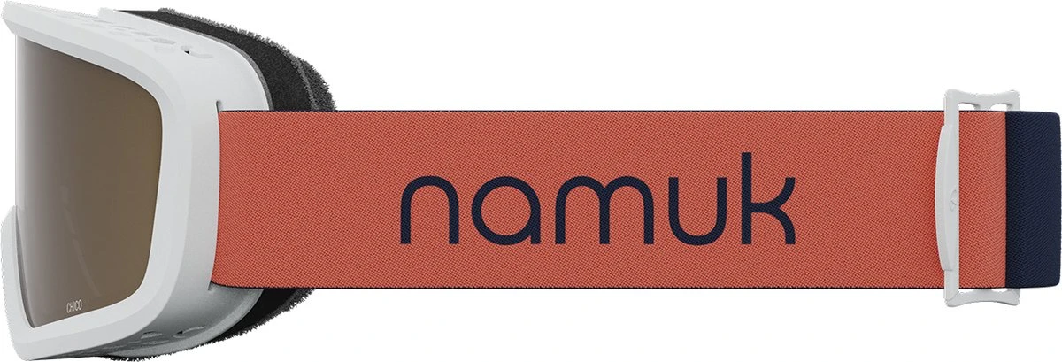 Giro Chico 2.0 Youth Snow Goggle - Namuk Coral/True Navy Strap With Amber Rose Lens 6 Giro Chico 2.0 Youth Snow Goggle - Namuk Coral/True Navy Strap With Amber Rose Lens - Afbeelding 4