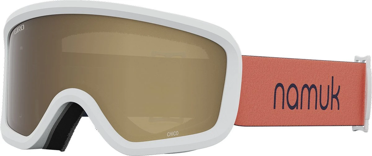 Giro Chico 2.0 Youth Snow Goggle - Namuk Coral/True Navy Strap With Amber Rose Lens 3 Giro Chico 2.0 Youth Snow Goggle - Namuk Coral/True Navy Strap With Amber Rose Lens
