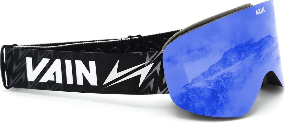 VAIN Azure Slopester Skibril Pack - Anti-condens - Blauwe + Extra Lens 4 VAIN Azure Slopester Skibril Pack - Anti-condens - Blauwe + Extra Lens - Afbeelding 2
