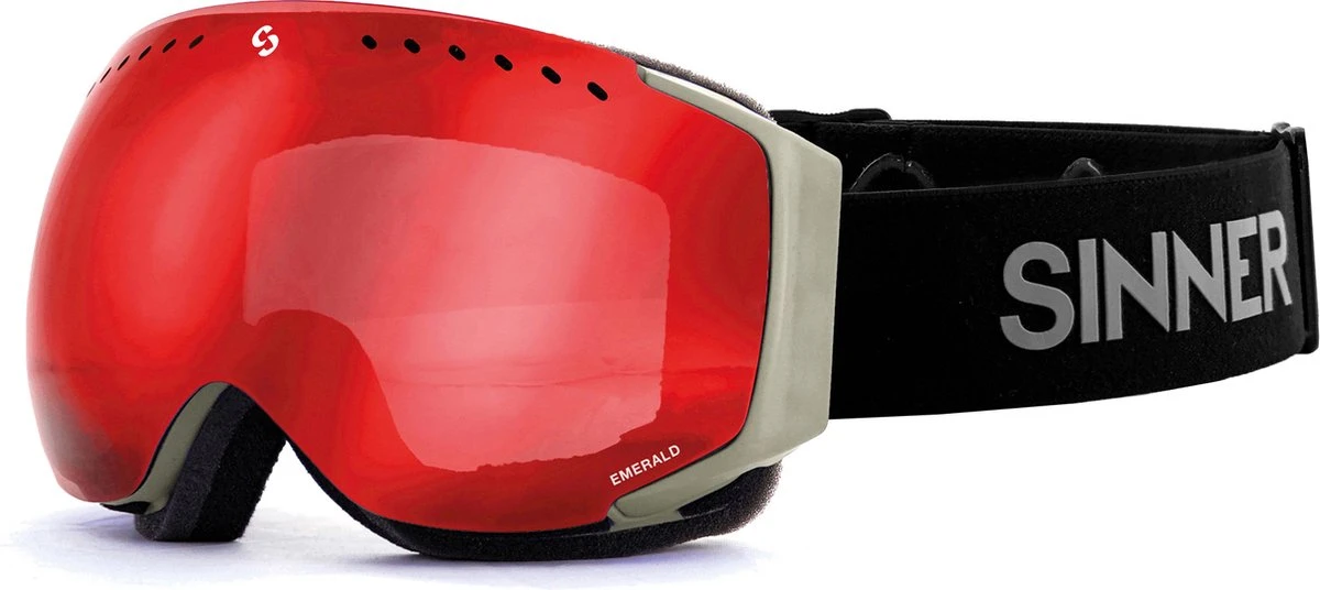 Sinner Emerald Skibril - Grijs | Categorie 3 3 Sinner Emerald Skibril - Grijs | Categorie 3