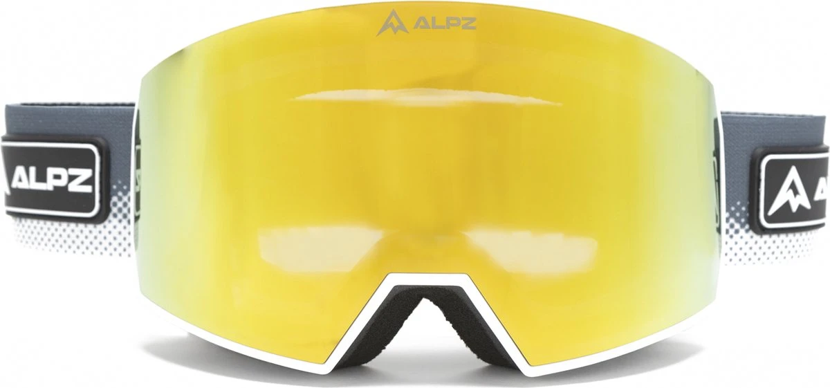 Ski Bril - ALPZ Sprinter White + GRATIS Bandana Black 4 Ski Bril - ALPZ Sprinter White + GRATIS Bandana Black - Afbeelding 2