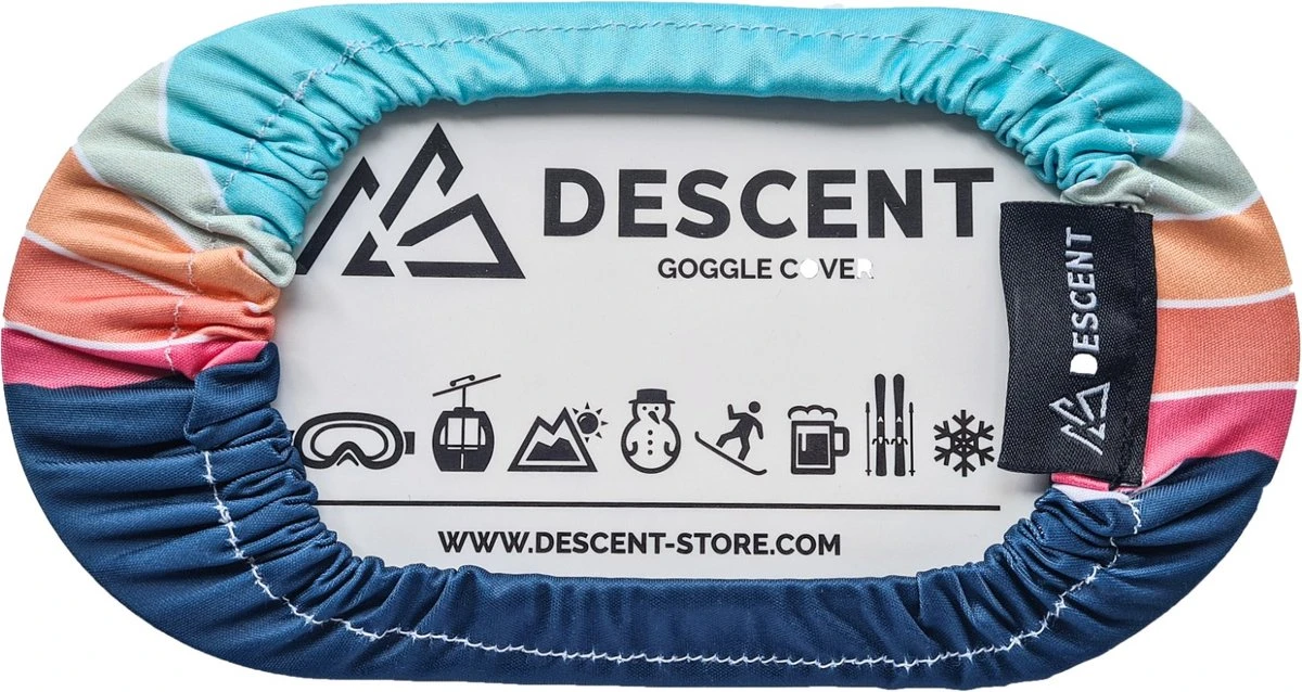 Descent - Goggle Cover - Retro Sunrise - Skibril - Beschermhoes - Snowboard - Ski 4 Descent - Goggle Cover - Retro Sunrise - Skibril - Beschermhoes - Snowboard - Ski - Afbeelding 2
