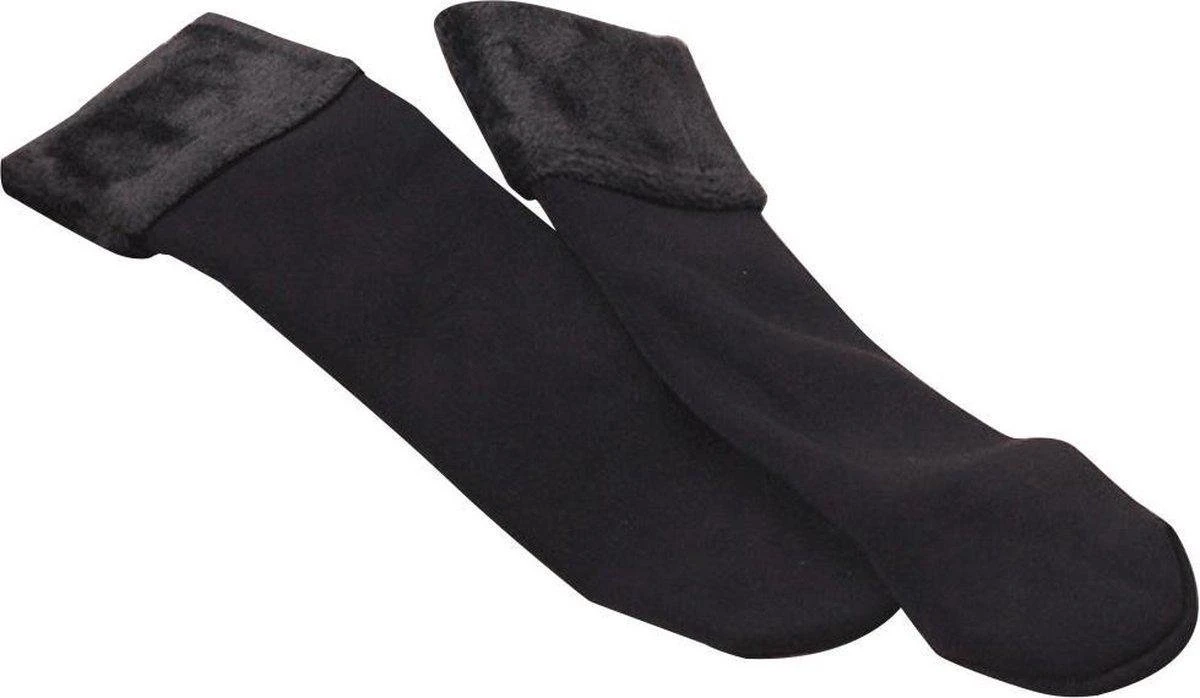 Winkrs - Winter Thermo Sokken Dames Maat 36-41 - Zwart - Gevoerd 5 Winkrs - Winter Thermo Sokken Dames Maat 36-41 - Zwart - Gevoerd - Afbeelding 3