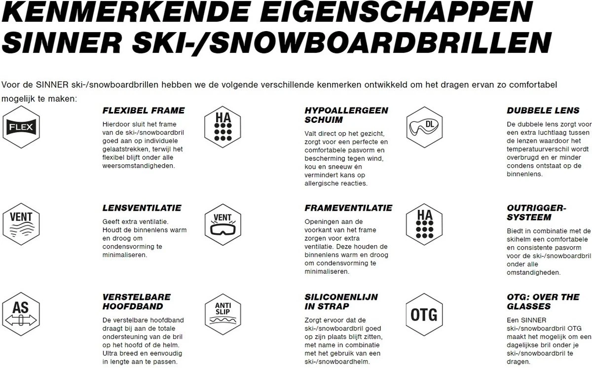 Sinner Skibril Unisex 8 Sinner Skibril Unisex - Afbeelding 6