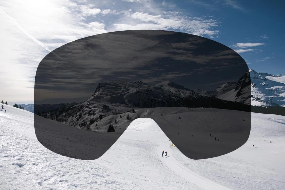 VAIN Slopester Skibril Lens - SMOKE - Zwarte CE 4 Lens - Zonnig Weer 4 VAIN Slopester Skibril Lens - SMOKE - Zwarte CE 4 Lens - Zonnig Weer - Afbeelding 2