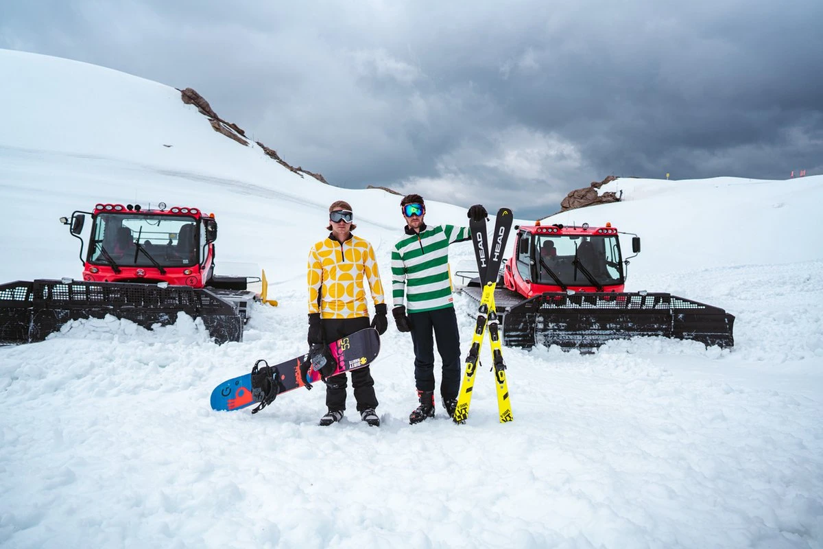 Gareth & Lucas Skipully The Six - Heren XL - 100% Gerecycled Polyester - Midlayer Sportshirt - Wintersport 11 Gareth & Lucas Skipully The Six - Heren XL - 100% Gerecycled Polyester - Midlayer Sportshirt - Wintersport - Afbeelding 9