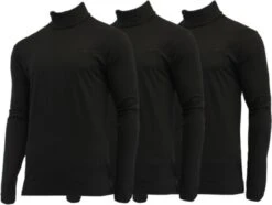 3-Pack Campri Skipully - Wintersportpully - Heren - Maat XL - Black