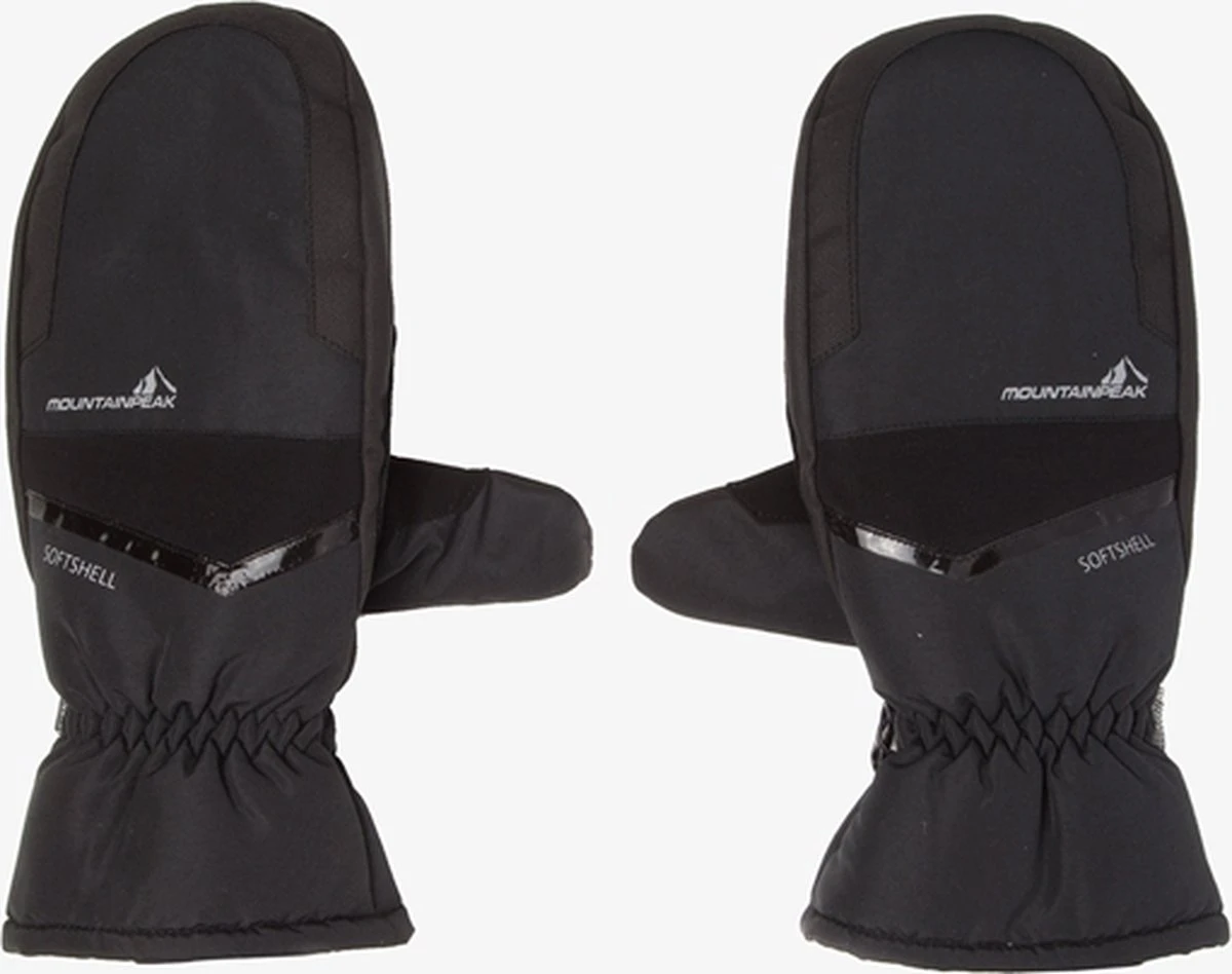 Mountain Peak Dames Pro Softshell Skiwanten - Zwart - Maat M 3 Mountain Peak Dames Pro Softshell Skiwanten - Zwart - Maat M