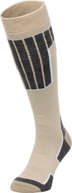 NOMAD® Skisokken Essential 2-Pack | Maat 35/38 Beige | Skiën / Snowboarden / Wandelen | Goede Vochtafvoer | Extra Versteviging | Ski Sokken Heren / Dames -SINNER || Brunotti || Barts Verkoop 452x1200