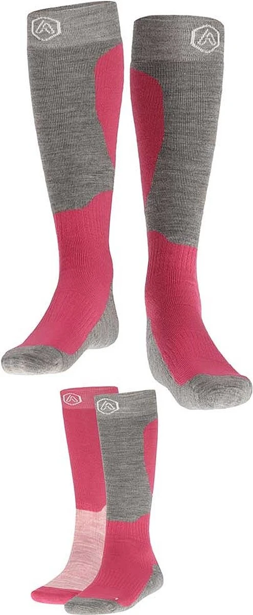 Apollo® Apollo | Skisokken Unisex | Pink Design | 2-Pak | Maat 39/42 | Skisokken Heren | Skisokken Dames 7 Apollo® Apollo | Skisokken Unisex | Pink Design | 2-Pak | Maat 39/42 | Skisokken Heren | Skisokken Dames - Afbeelding 5