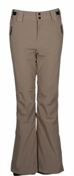 Maupiti Viviana Ski Pants Technical Softshell Ladies - Maat: M, Kleur: Taupe