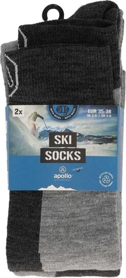 Apollo® Apollo | Skisokken Unisex | Grey Design | 2-Pak | Maat 35/38 | Skisokken Heren | Skisokken Dames 10 Apollo® Apollo | Skisokken Unisex | Grey Design | 2-Pak | Maat 35/38 | Skisokken Heren | Skisokken Dames -SINNER || Brunotti || Barts Verkoop 545x1200